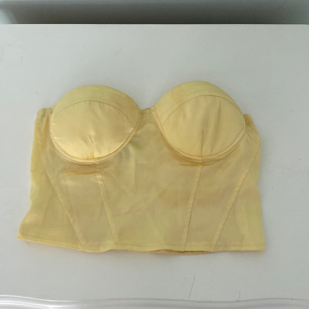 Yellow Corset Top